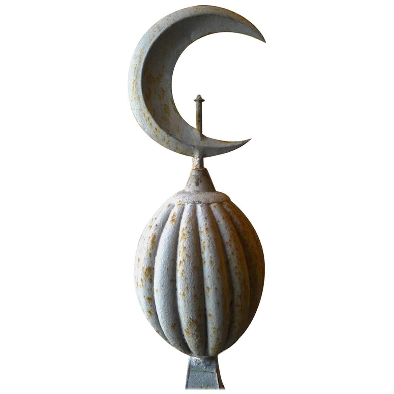 Tinplate Finial, Early 19th Century For Sale