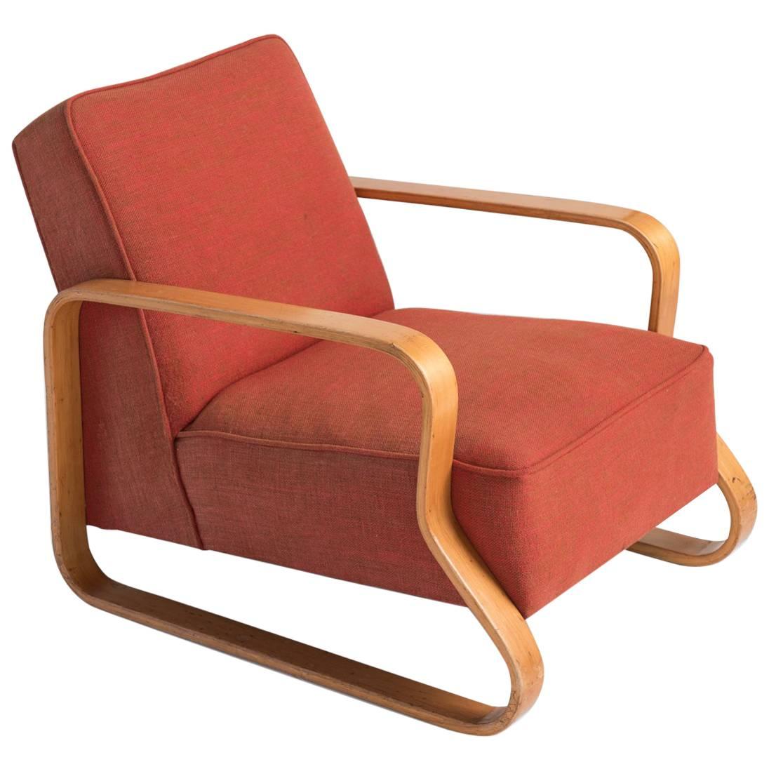 Model 44 Lounge Chair by Alvar Aalto, circa 1930