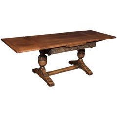 Oak Draw Leaf Refectory Table