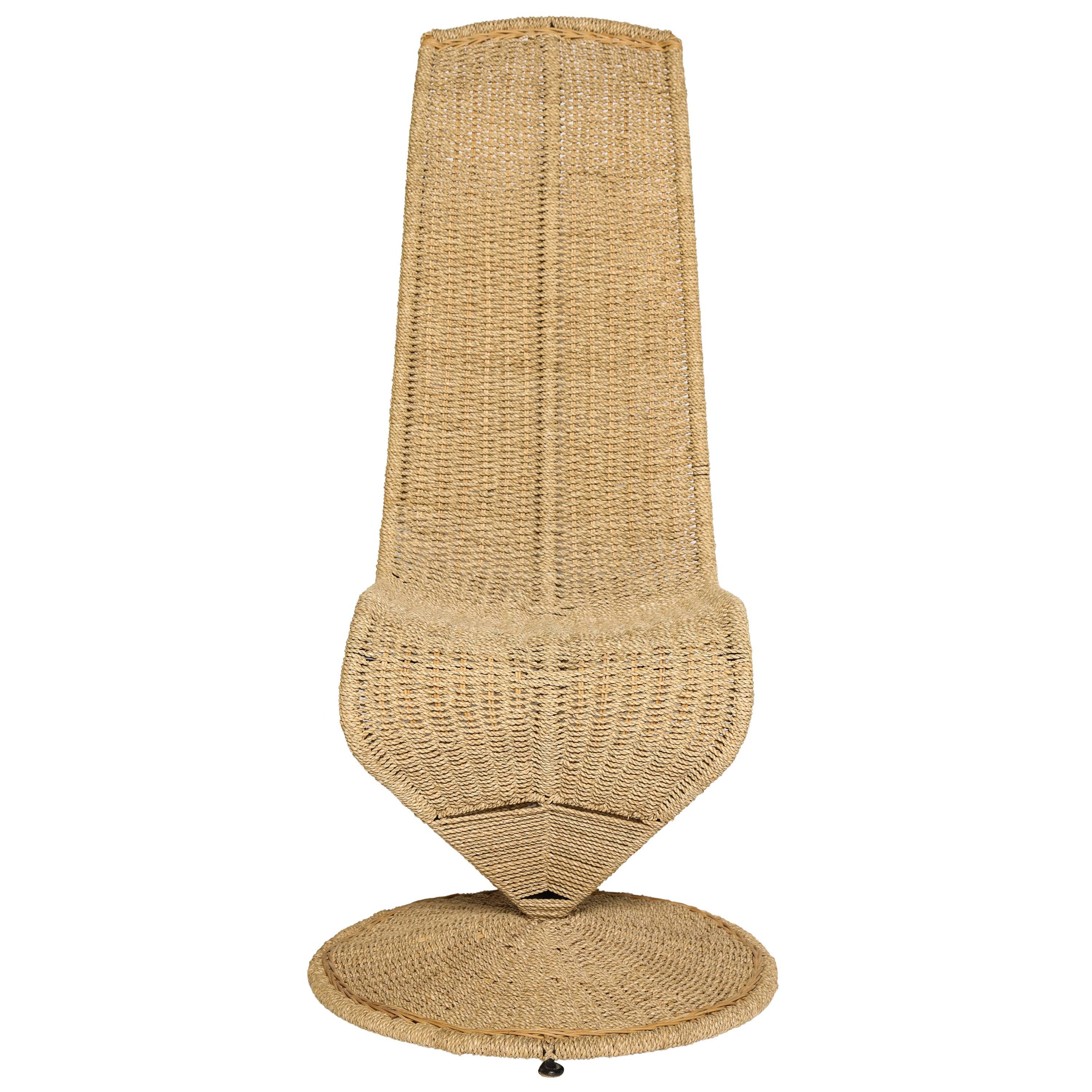 Marzio Cecchi woven 'S' Chair, 1970s, Italy

Awesome 'S' chair designed by Marzio Cecchi, Italy, 1970s