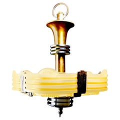 Classic American Art Deco Chandelier