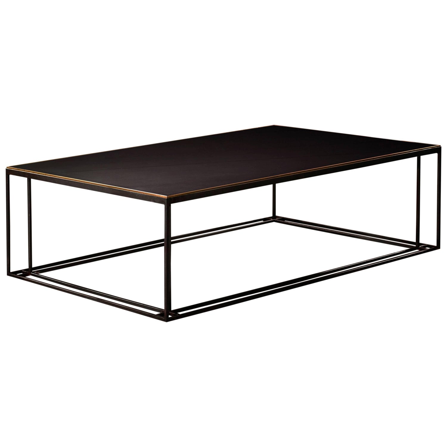 Slate Coffee And Cocktail Tables 105 For At 1stdibs Slate Binate Art Deco Minimal Metal Coffee Table In Steel And Brass