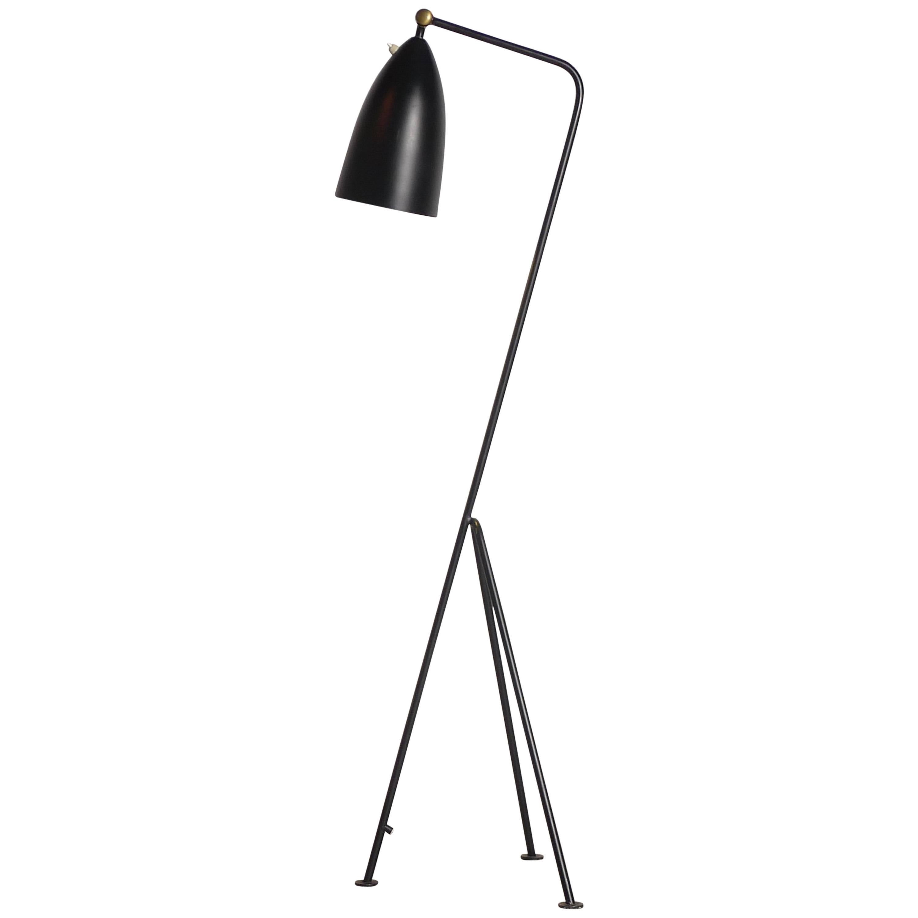 Greta Magnusson Grossman Grasshopper Lamp for Bergboms, Labelled by Maker
