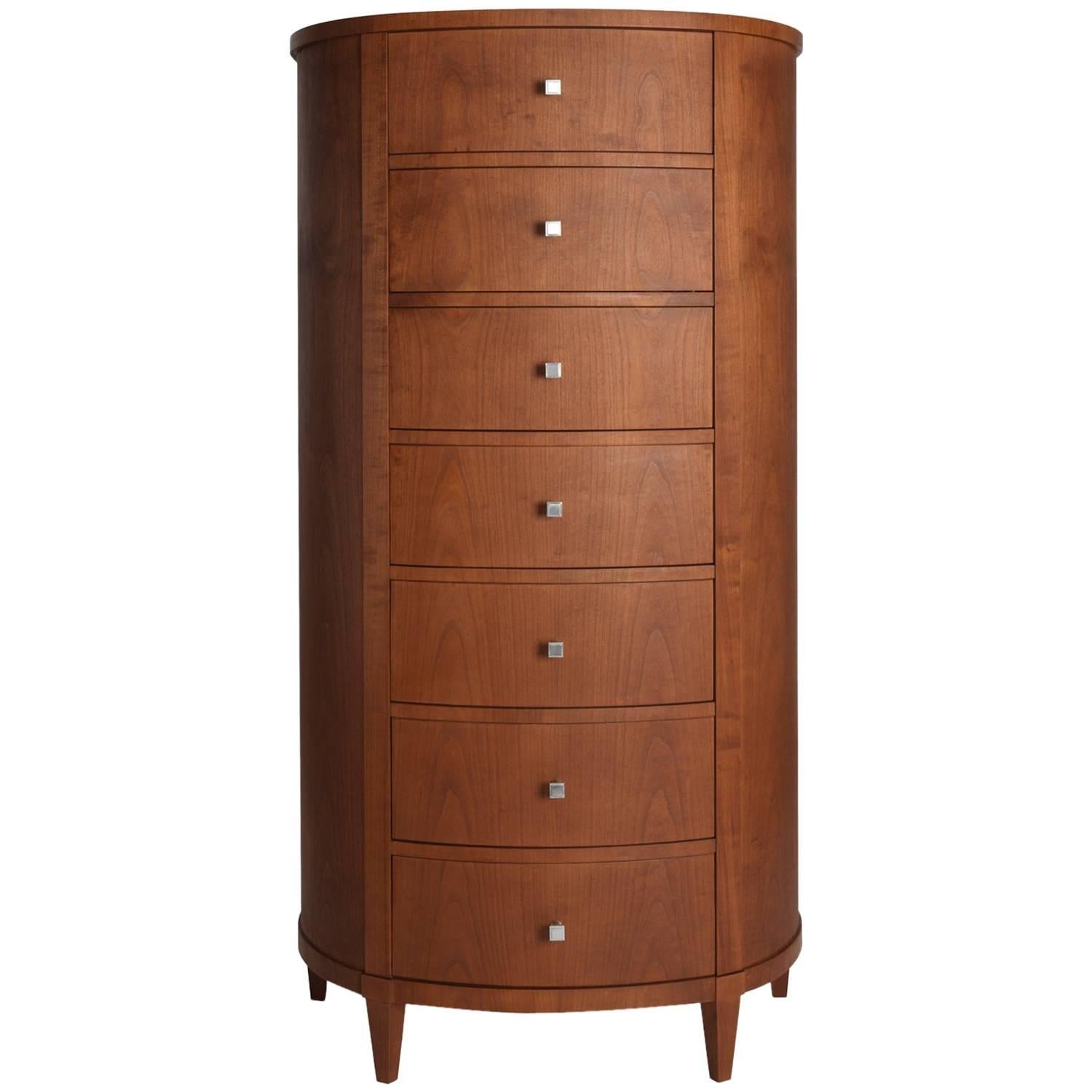 Gaisbauer Oval Wellington Chest of Drawers For Sale