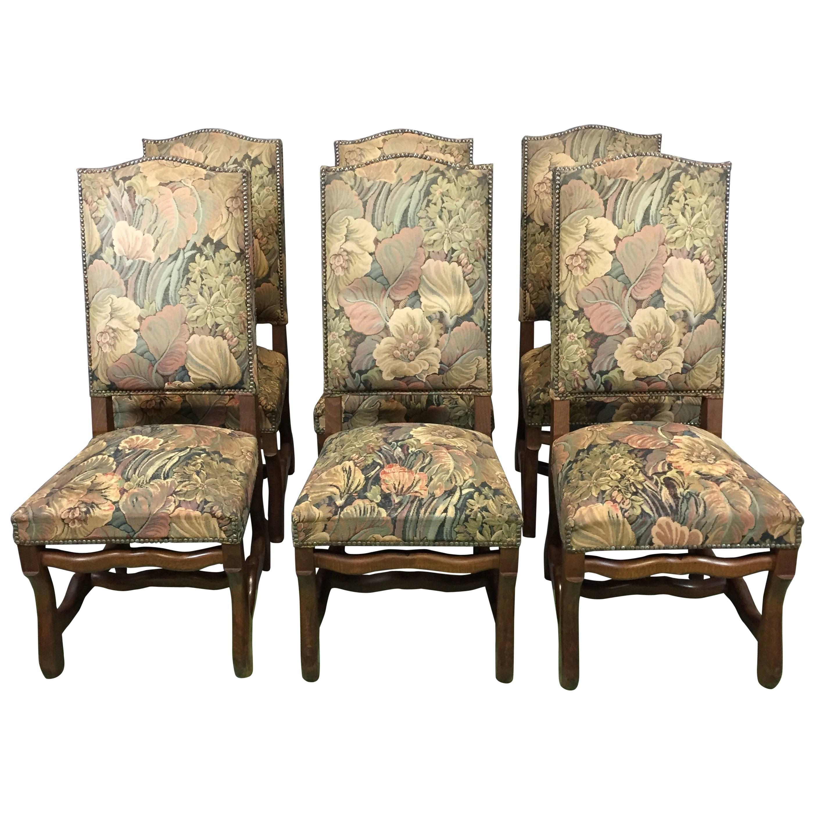 20th Century Six Os De Mouton Oak Chair For Sale