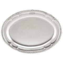 Used A George IV Meat Dish or Serving Platter by Richard Sibley, London, 1825,