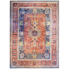 Unbelievable Early 20th Century Dabir Kashan Rug