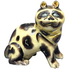 Chinese Export Porcelain Model of a Cat, 19th Century