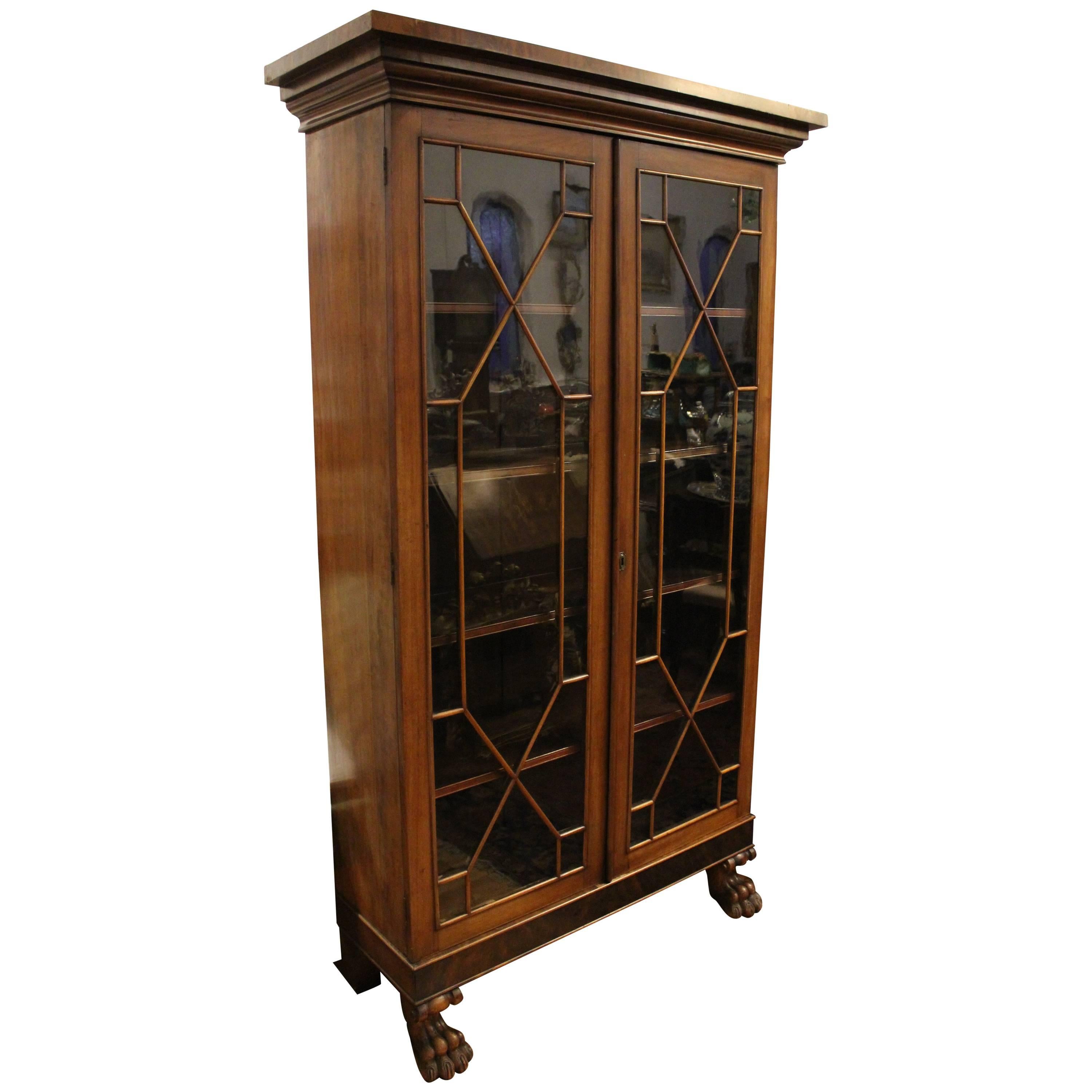 Regency Mahogany Display Cabinet