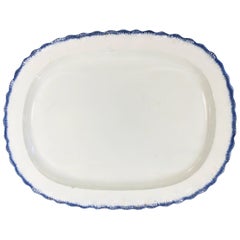 Large Davenport Creamware Dish, circa 1800-1820