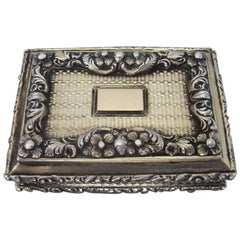Antique Very Fine Silver Gilt Vinaigrette Made in Birmingham in 1838