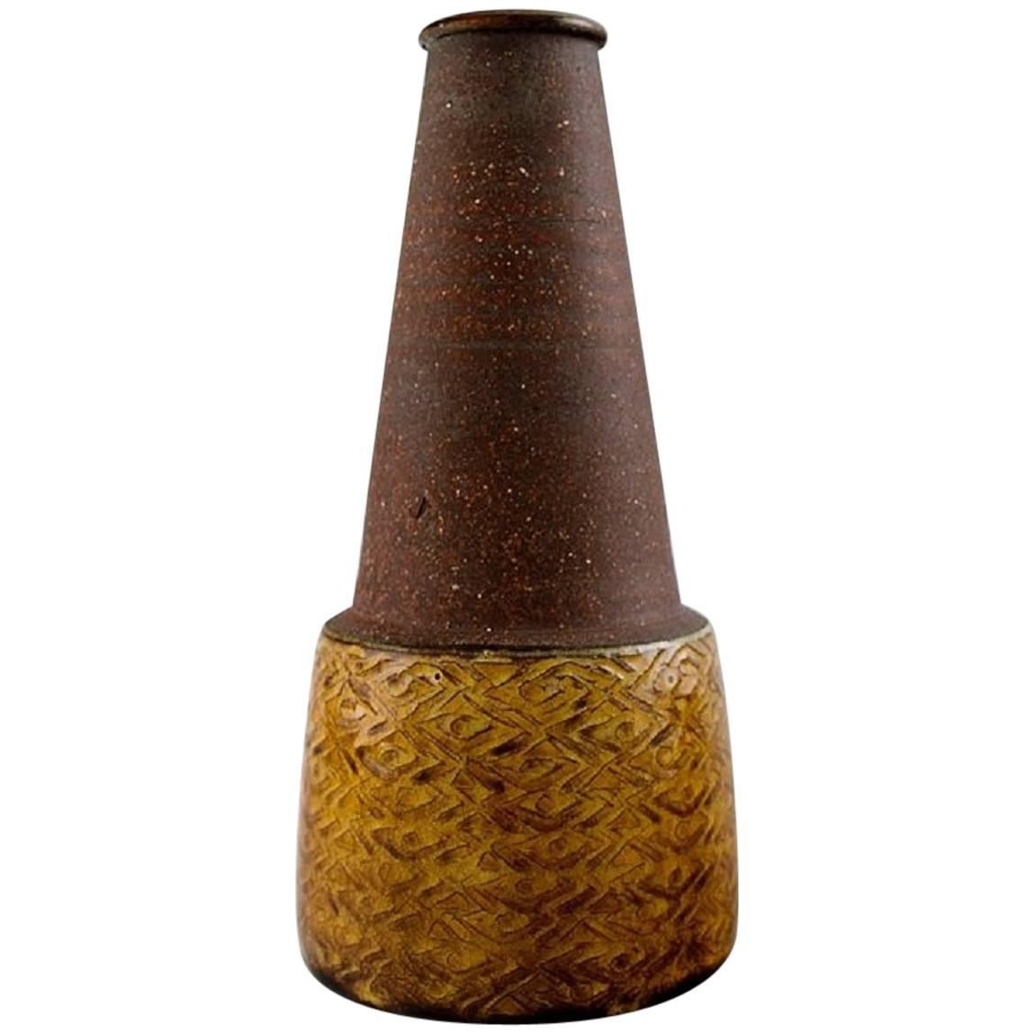 Kähler, Denmark, Glazed Stoneware Vase, Nils Kähler, 1960s