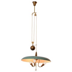 Counterbalance Pendant Light, circa 1950