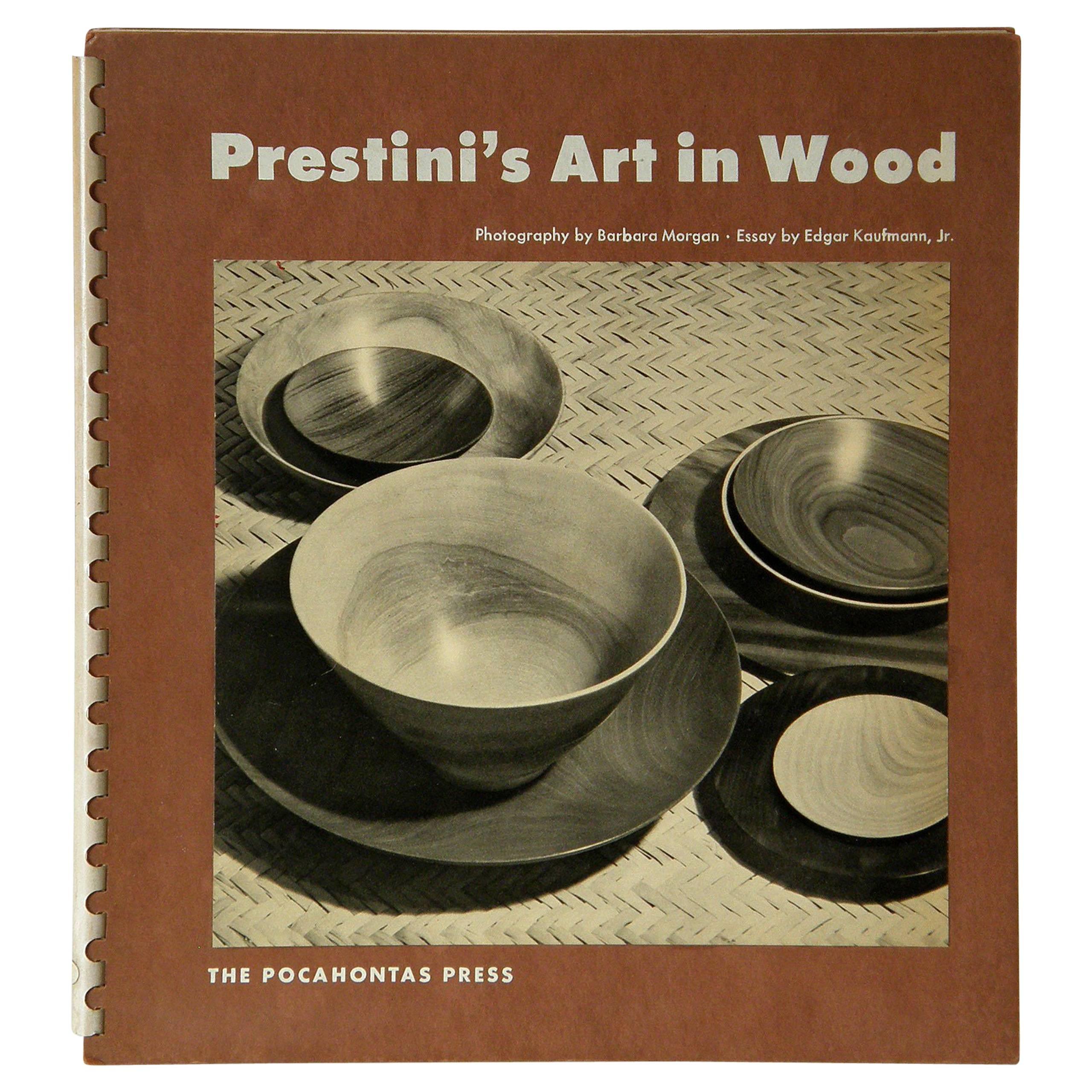 "Prestini's Art in Wood" Book by Edgar Kaufmann Jr Photographs by Barbara Morgan