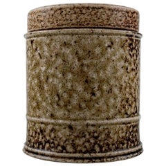 Kähler, Denmark, Glazed Stoneware Lidded Jar by Nils Kähler