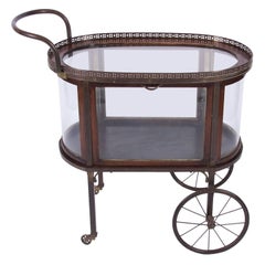 Early 20th Century Bar Cart Antique Early 20th Century Bar Cart
