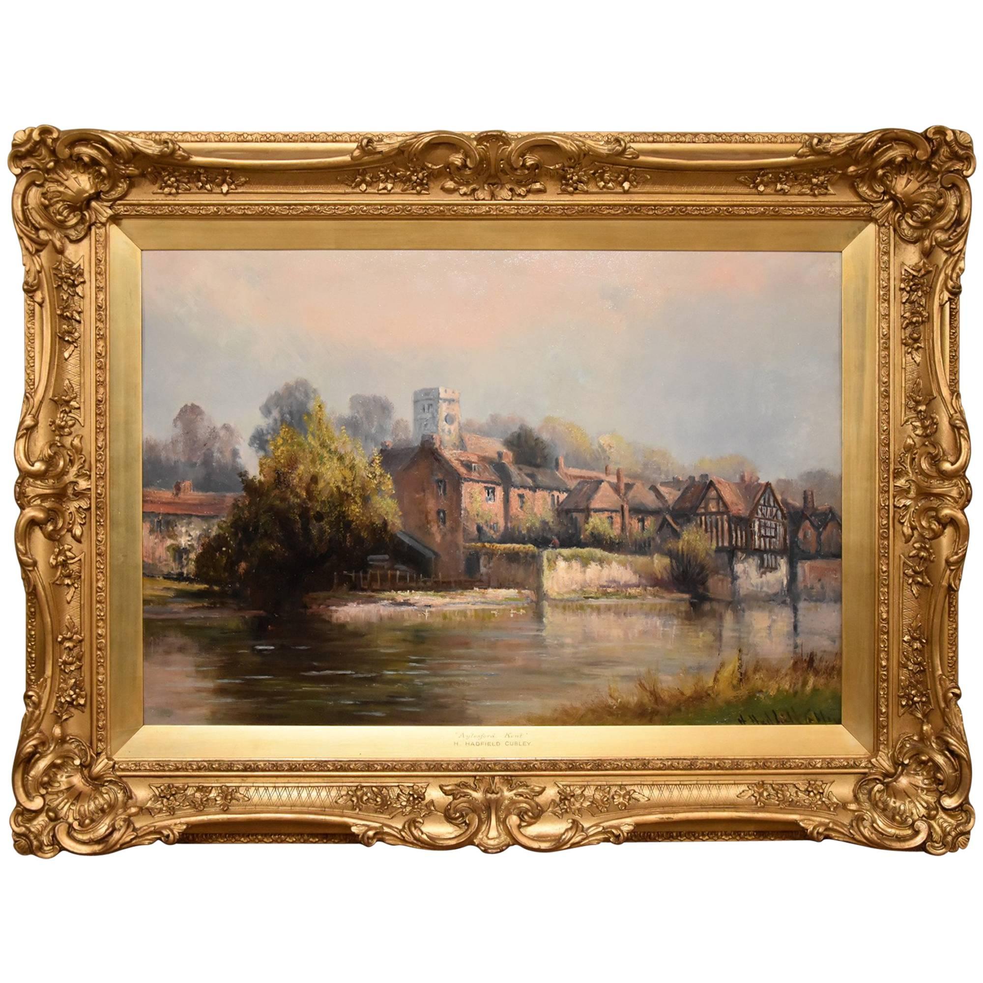 "Aylesford Kent" by Henry Hadfield Cubley For Sale
