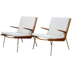 Boomerang Chairs "FD-159" Hvidt & Mølgaard-Nielsen for France & Son, Denmark