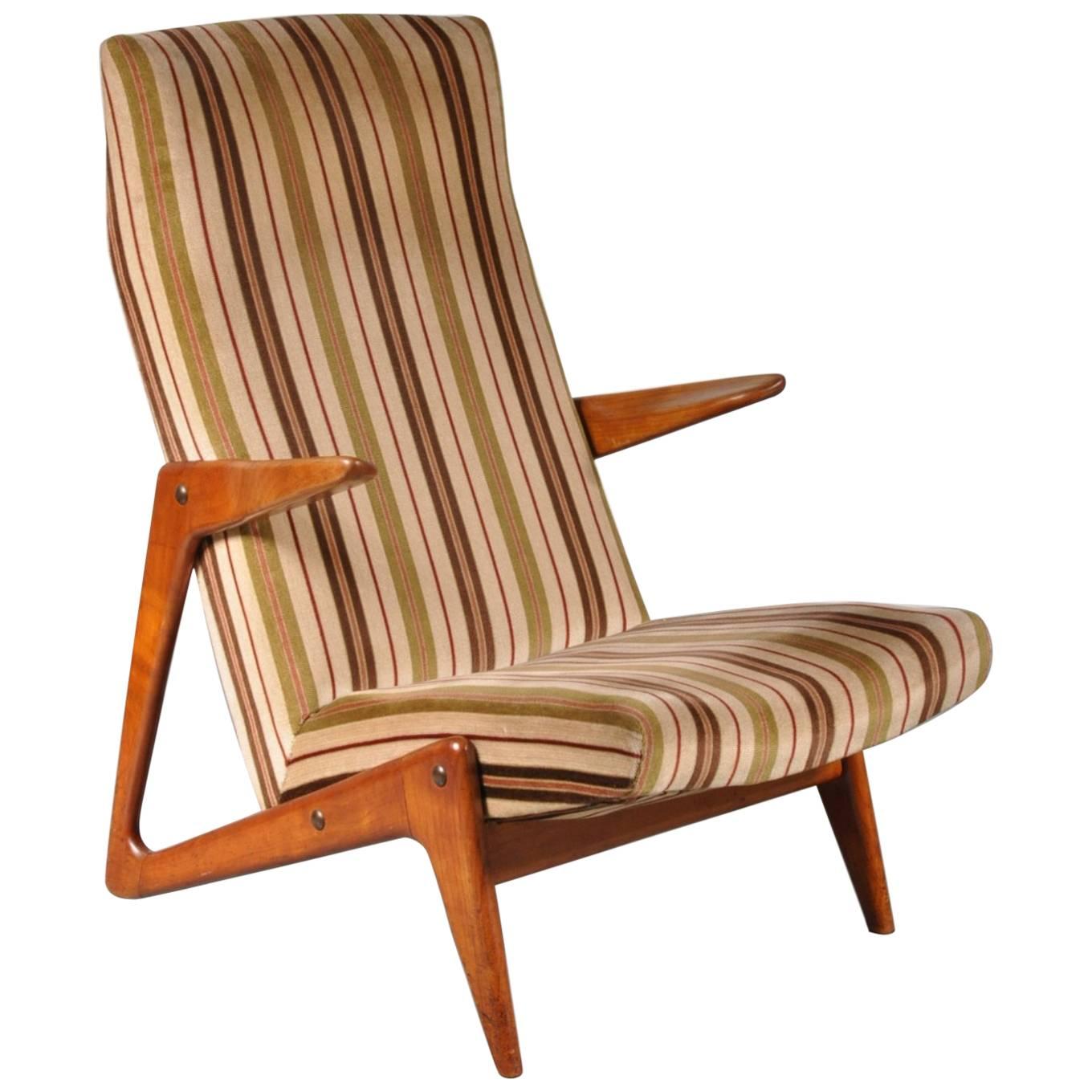 Lounge Chair Attributed to Alfred Hendrickx for Belform, Belgium, 1950s