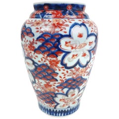 19th c. Japanese Imari Bold Flower Design Vase