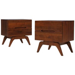 Pair of Vladimir Kagan Style Nightstands