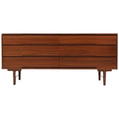 Vintage Midcentury Walnut Dresser by Glenn of California