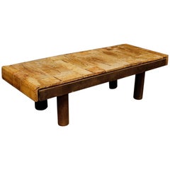 French Design Coffee Table in Wood and Ceramic Signed by Roger Capron French Design Coffee Table in Wood and Ceramic Signed by Roger Capron