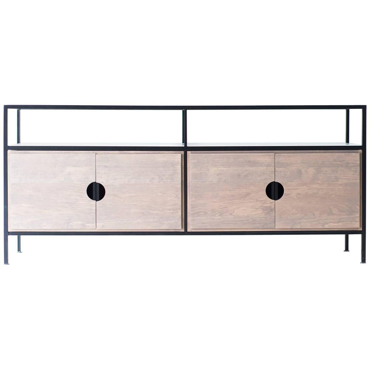 Modern Iron Credenza For Sale