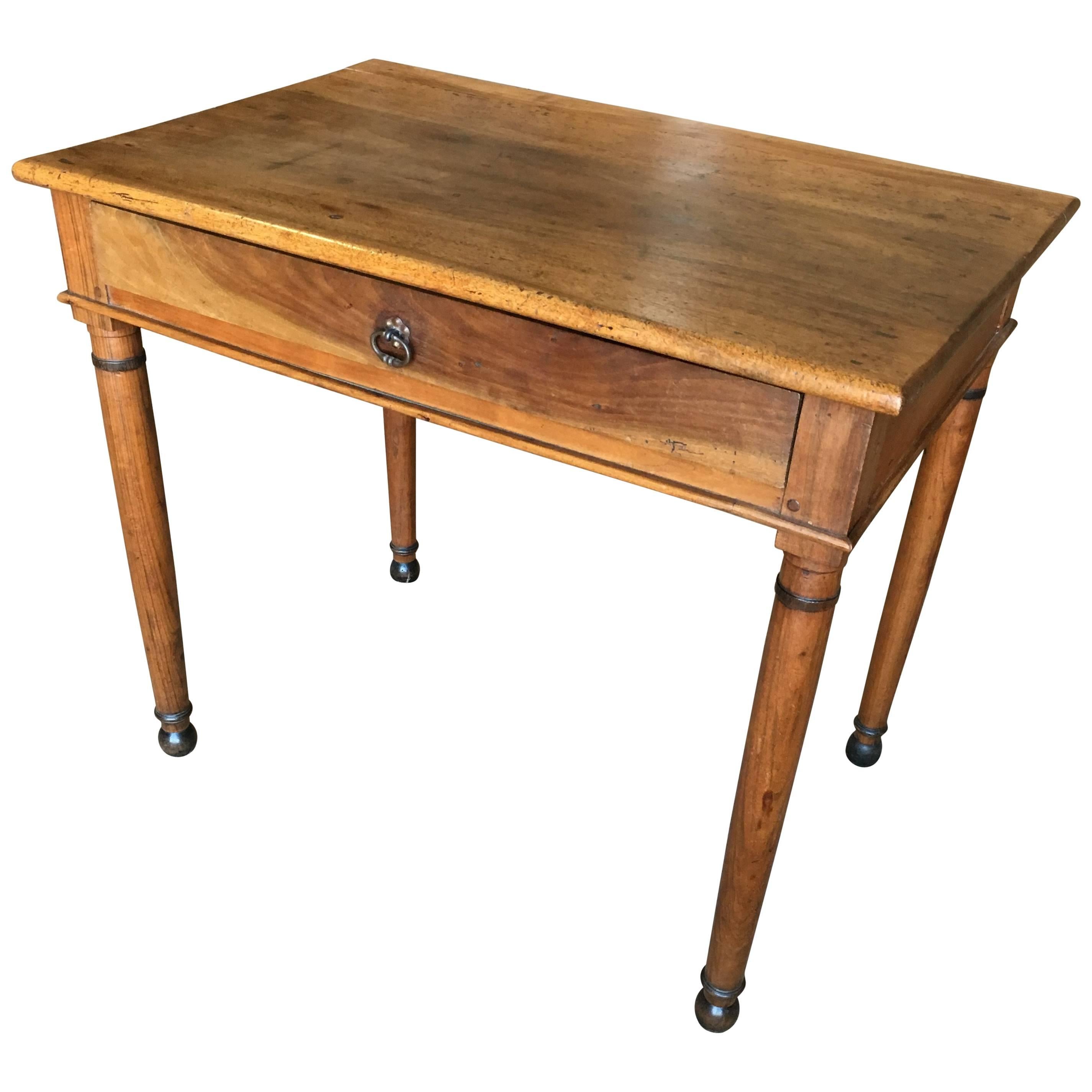 French Country Directoire Side Table, circa 1800