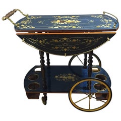 Lacquered Beverage Cart
