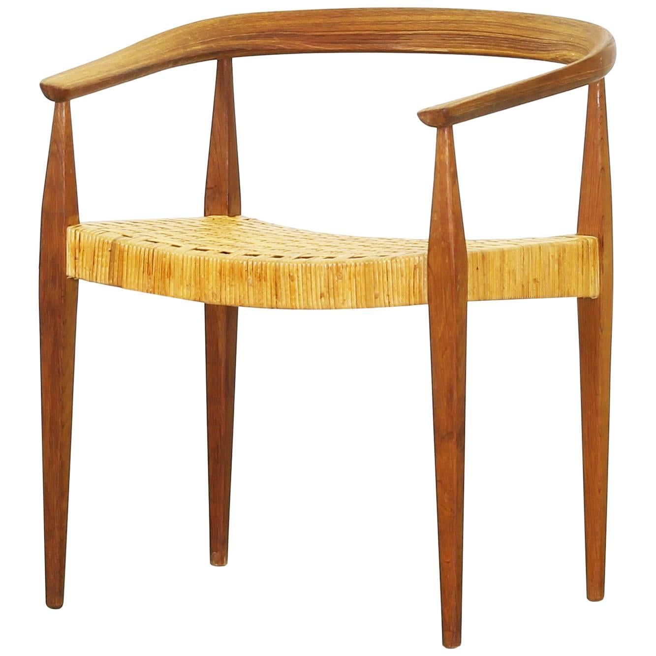Rare fauteuil de Nanna Ditzel pour Kolds Savvaerk Danemark