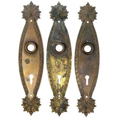 Cast Brass "Marquise" Door Plate