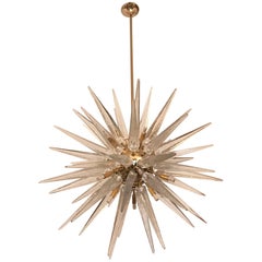 Sputnik Chandelier with Handblown Murano Glass