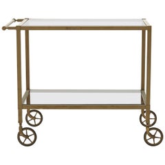 Spanish Brass Bar Cart