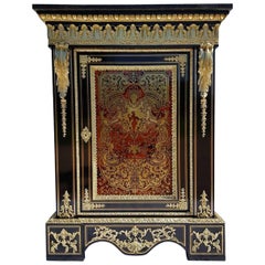 Rare Cabinet Boule en marqueterie française du 18ème siècle:: France