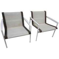 Antique Pair of Richard Schultz Lounge Chairs for Knoll