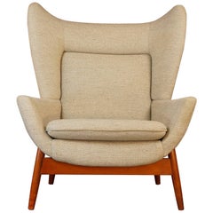 Used 1960s Parker Knoll Merrywood Wingback Armchair "Papa Bear"