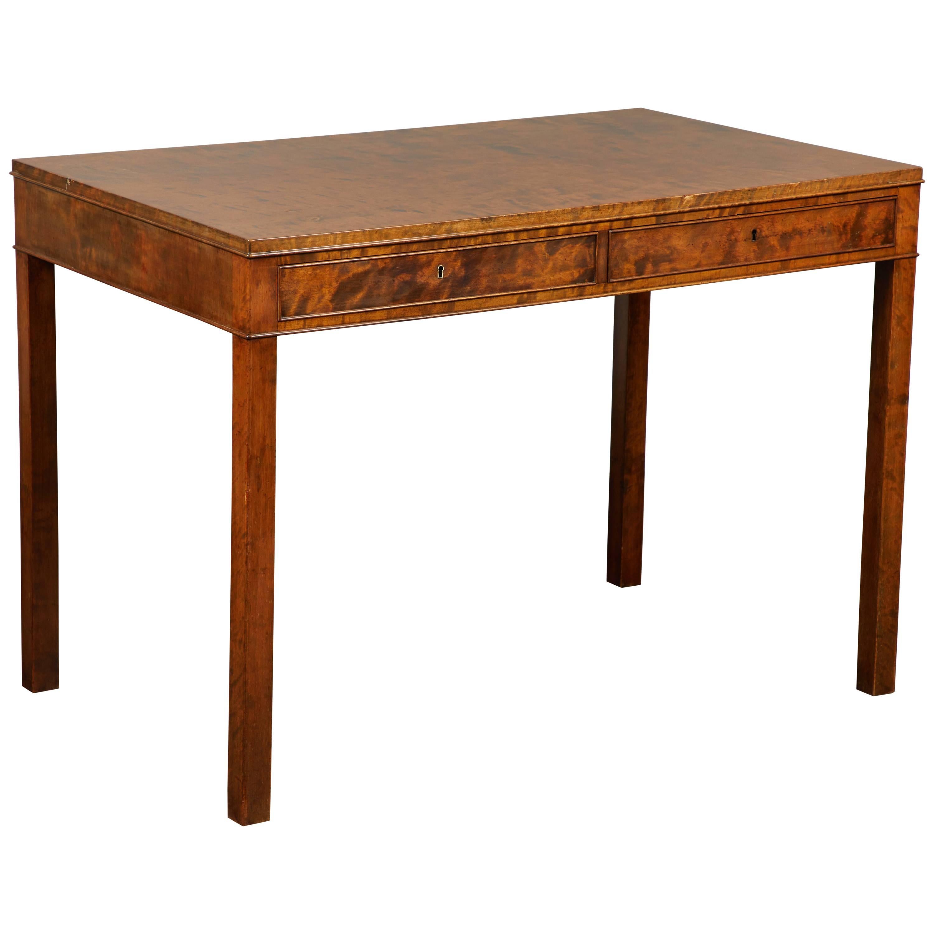 Art Deco Birch Biedermeier Desk