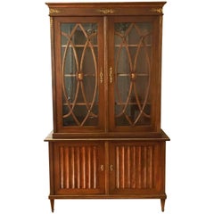 Fine Sheraton Style Mahogany Bookcase