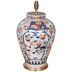 18th Century Japanese Imari Vase as a Lamp