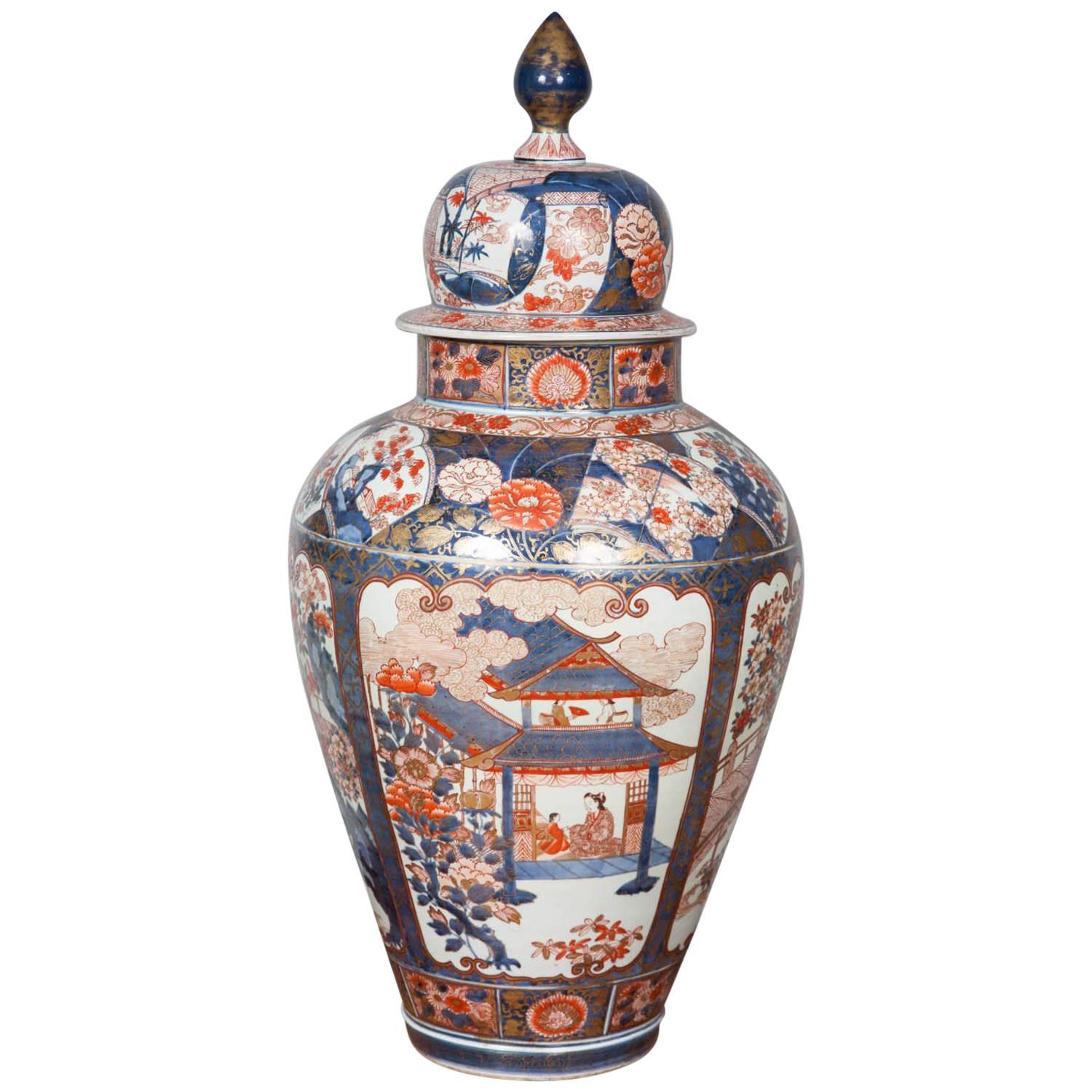 17th Century Imari Vase and Cover