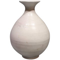 Vase with White Glaze by Svend Hammershøj for Herman A. Kähler
