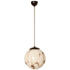 Bauhaus Style Bakelite Pendant Marbled Hanging Lamp
