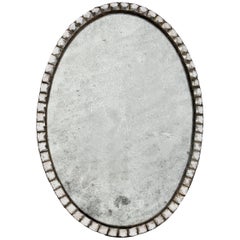 Late 19th Century Cut-Glass Mirror