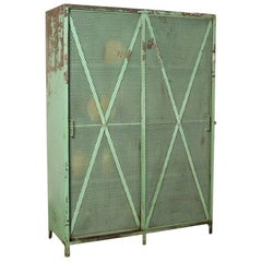 Industrial Sliding Door Cabinet in Rowac Style