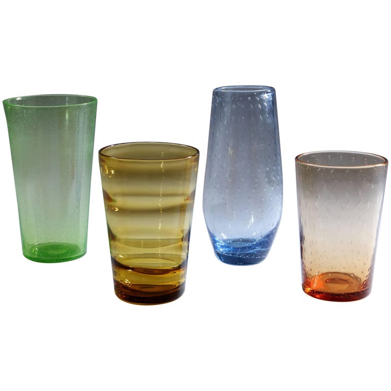 Group of Whitefriars Glass Vases For Sale at 1stdibs