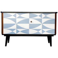 Mid-Century Modern Patterned Cabinet, 1960s