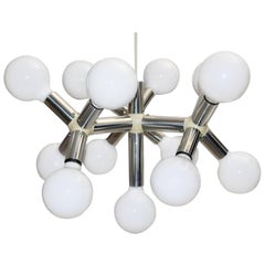 Mid Century Modern Vintage Chandelier by Robert Haussmann, 1960s, Switzerland