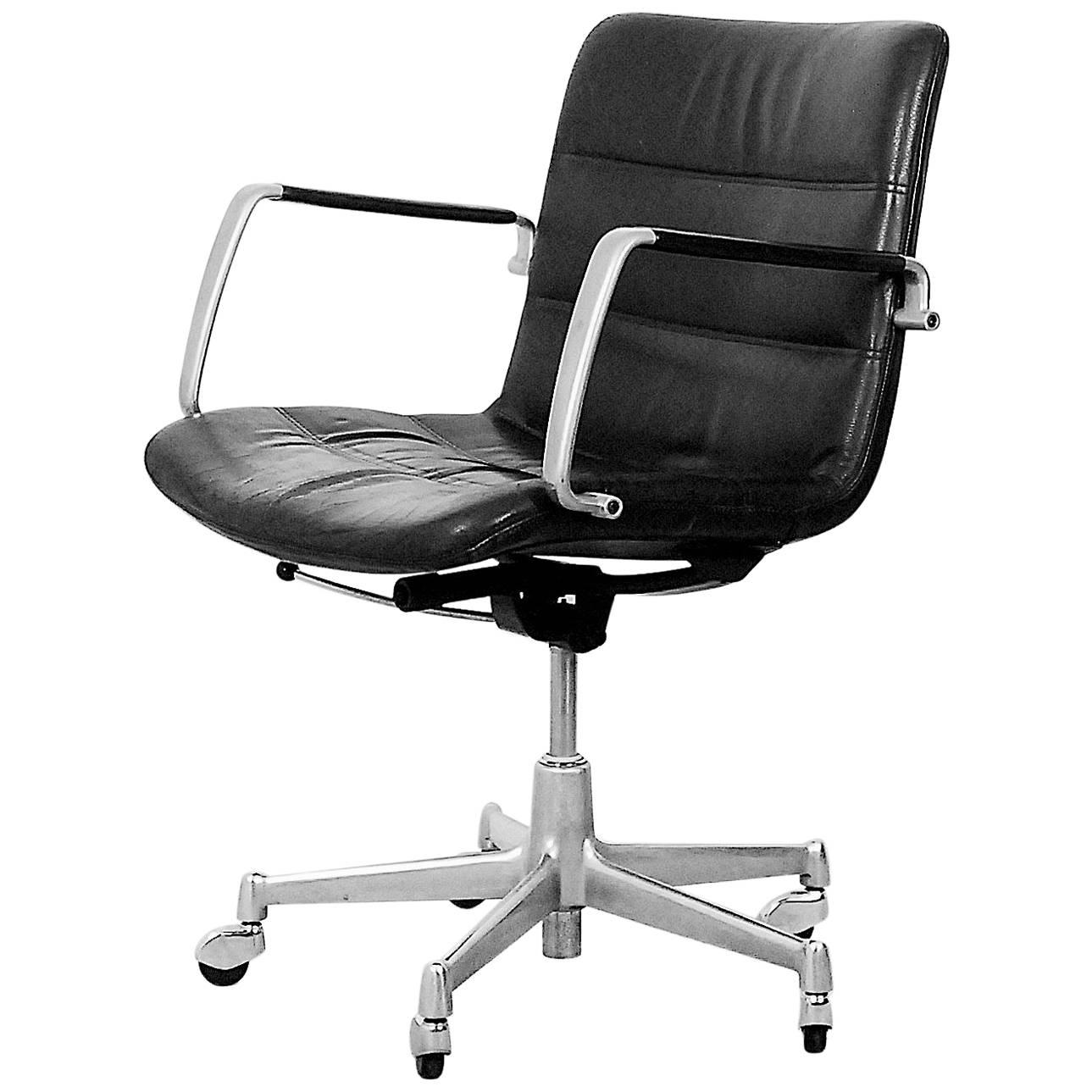 Vintage Series 8000 Office Chair by Jørgen Kastholm for Kusch & Co For Sale