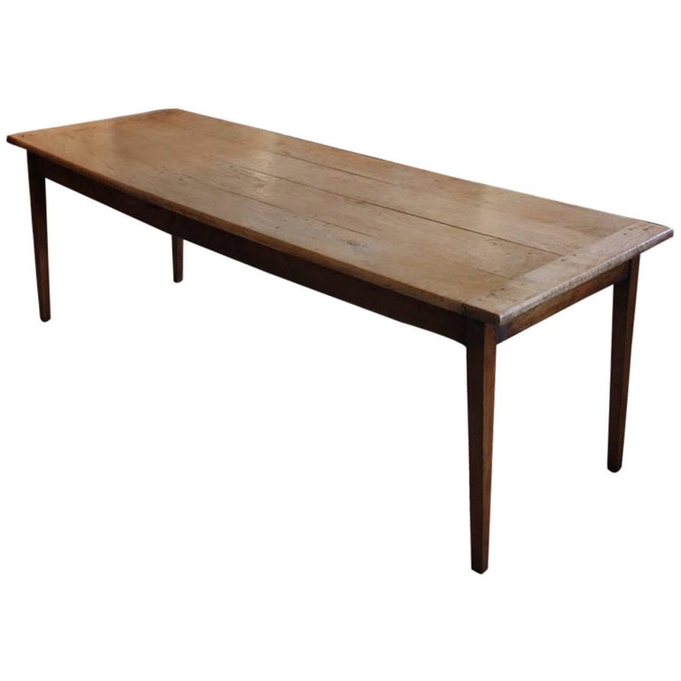 19th Century French Fruitwood Dining Table At 1stdibs 19th Century French Fruitwood Dining Table For